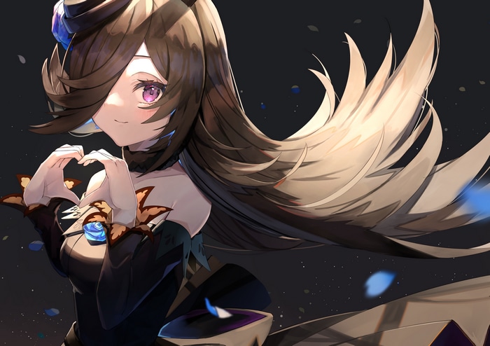 4K Uma Musume Pretty Derby artwork of Rice Shower