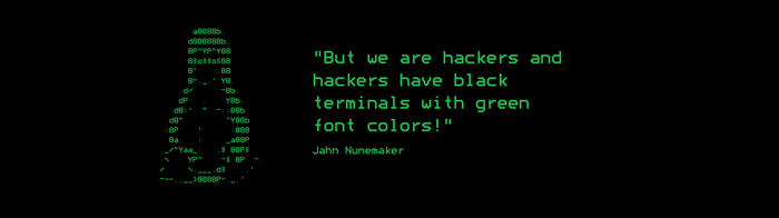 Quote from Jahn Nunemaker about hackers