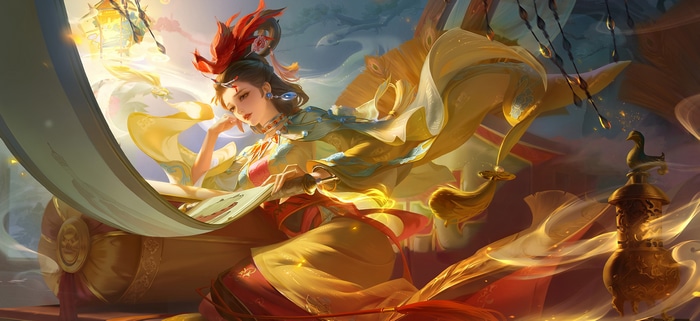 Fantasy art of a woman from Honor of Kings