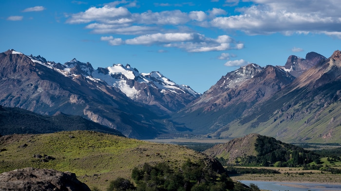 Patagonia Mountains Landscape in Argentina