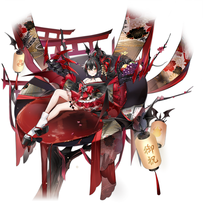 Z24 Azur Lane character in traditional Japanese attire