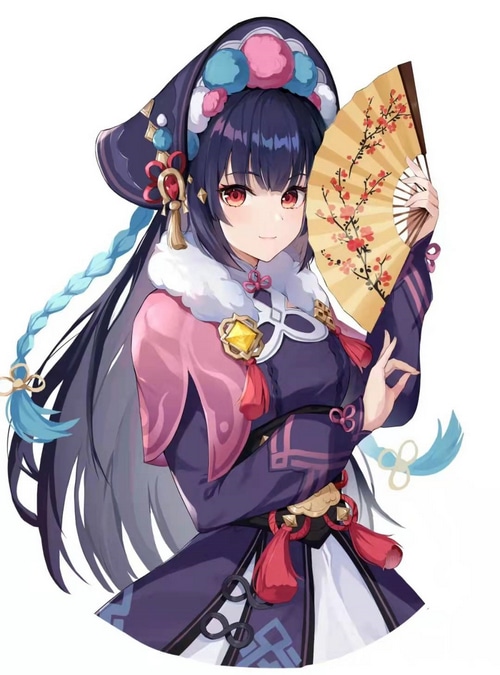 Yun Jin from Genshin Impact holding a fan