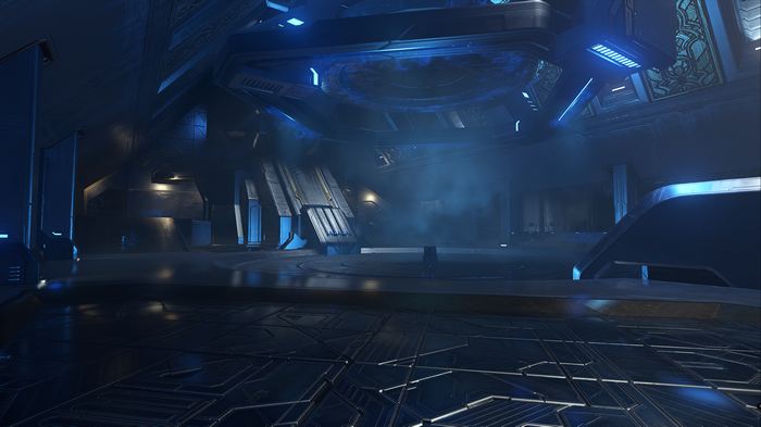 Halo Infinite futuristic interior