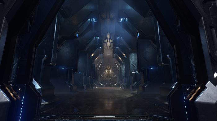 Halo Infinite futuristic interior