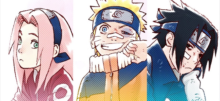 Naruto, Sakura, and Sasuke
