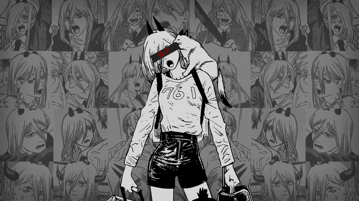 Power with a cat from Chainsaw Man
