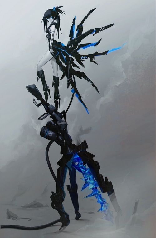 Black Rock Shooter with large weapon