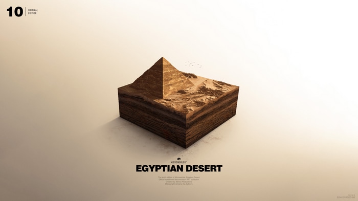 Microworlds Egyptian Desert 3D Block