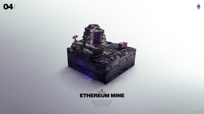 Microworlds Ethereum Mine Diorama