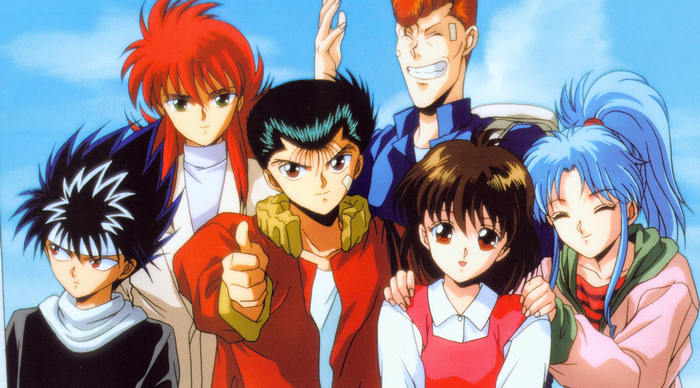 Yu Yu Hakusho characters group portrait
