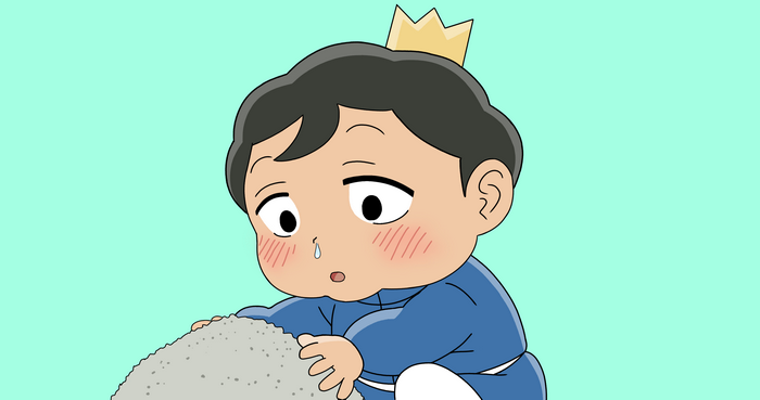4K Ousama Ranking anime boy with crown