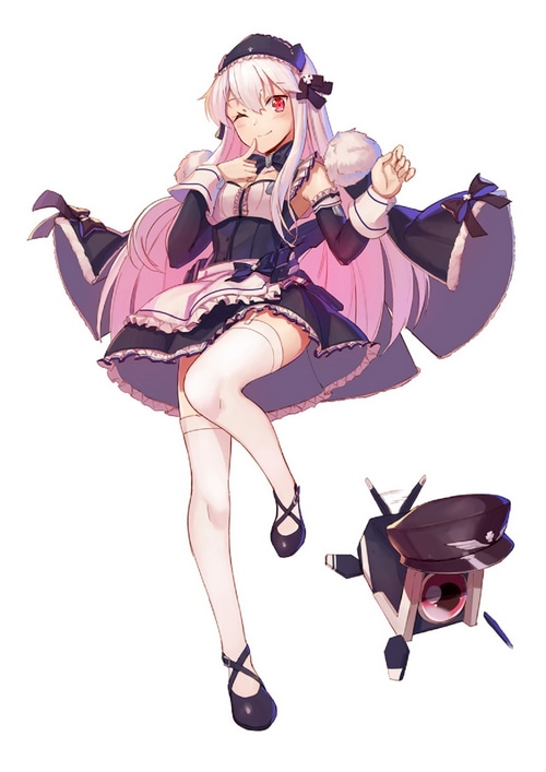 Kar98k from Girls Frontline in a maid outfit