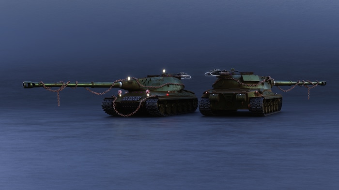 4K 60TP tanks with chains and lights