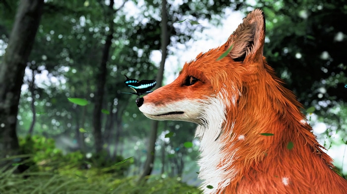 Ghost of Tsushima Fox and Butterfly