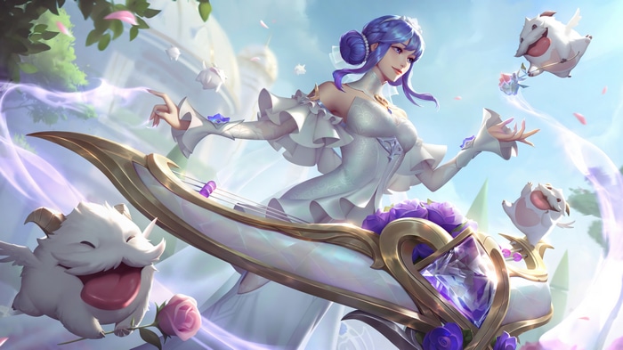 4K League of Legends Sona with Poro