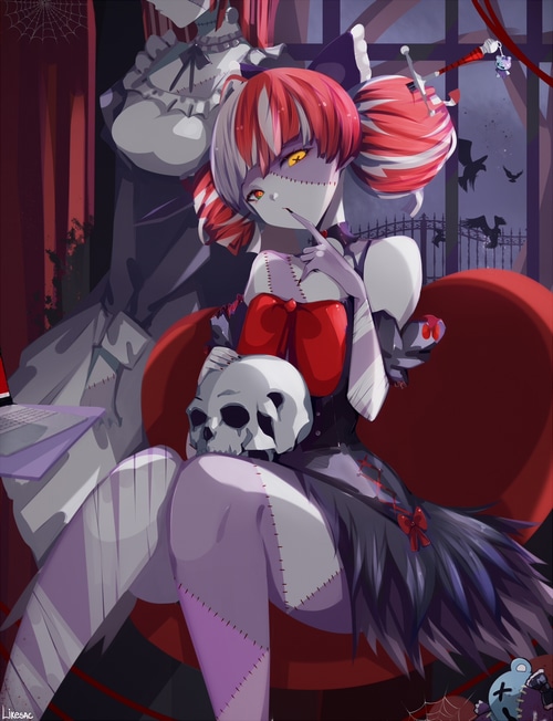 Kureiji Ollie with a Skull