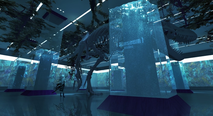 4K Lifeline Dinosaur Skeleton Museum