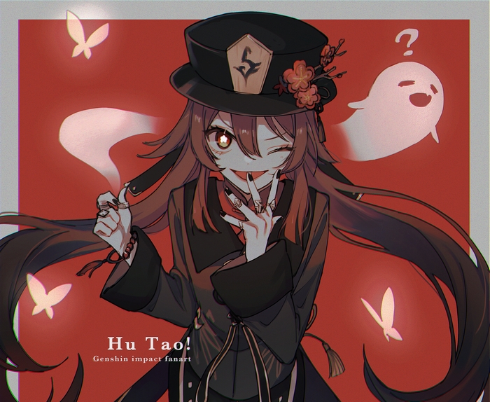 Hu Tao Genshin Impact Fanart