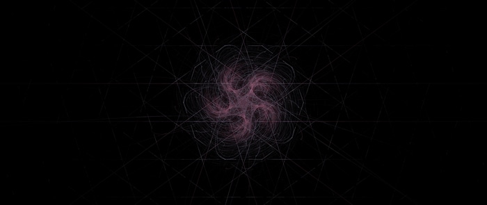 4K Abstract Fractal Flame Pattern