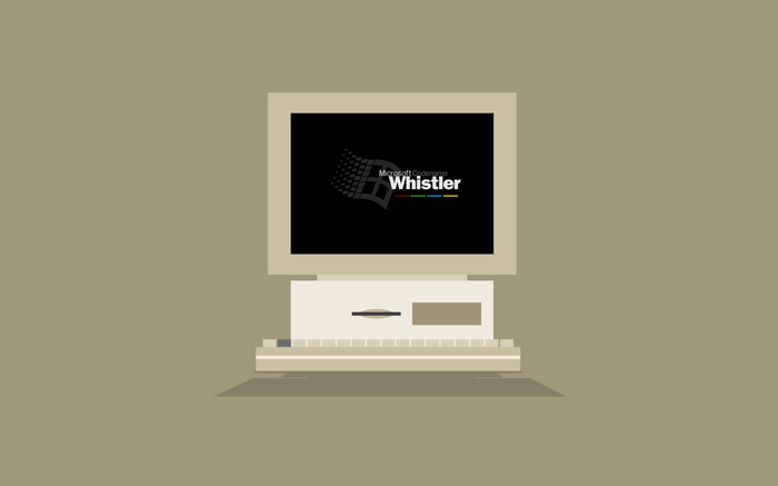 Microsoft Codename Whistler on Retro Computer