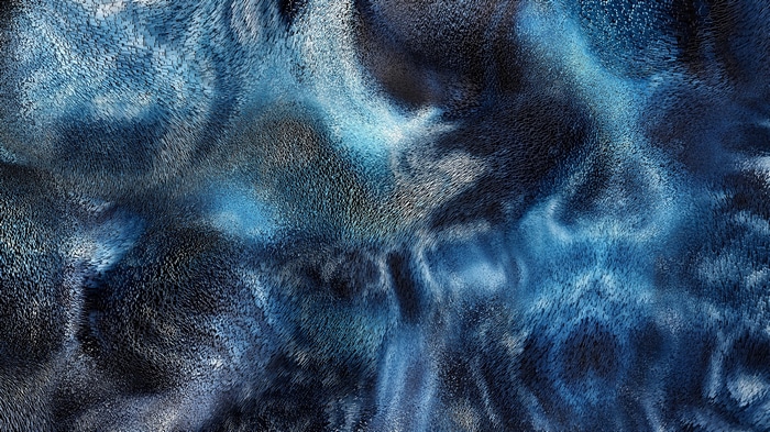 4K abstract blue textured surface