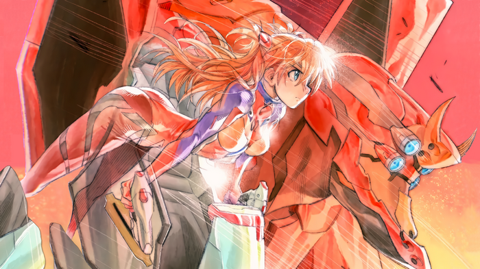 Asuka Langley Soryu in Neon Genesis Evangelion Plugsuit