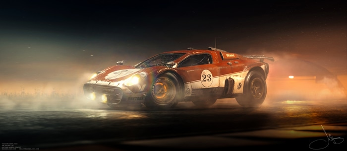 4K Race Car "Daytona" by Miloš Belanec