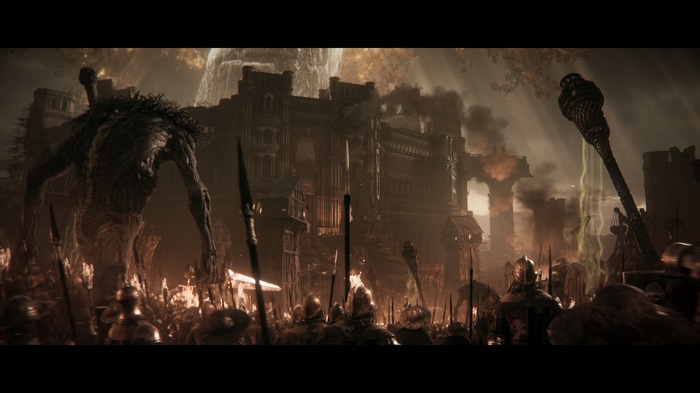4K Elden Ring screenshot of a battle scene