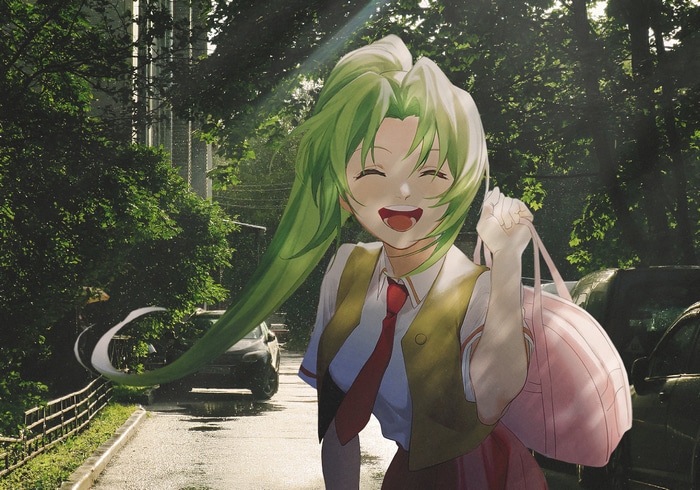 Sonozaki Mion from Higurashi No Naku Koro Ni