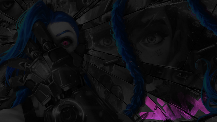 4K Arcane Jinx Fan Art