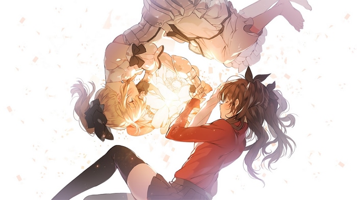 Tohsaka Rin and Saber from Fate/Grand Order