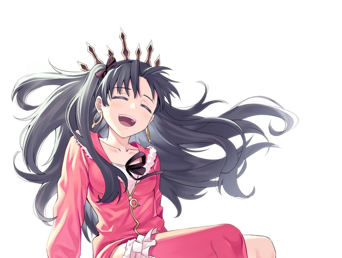 Ishtar from Fate/Grand Order laughing