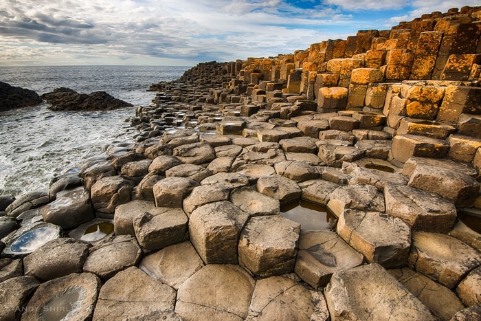 4K Basalt Columns at Giant's Causeway, Northern Ireland