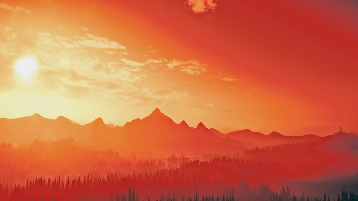 Far Cry 5 4K Mountain Landscape with Forest