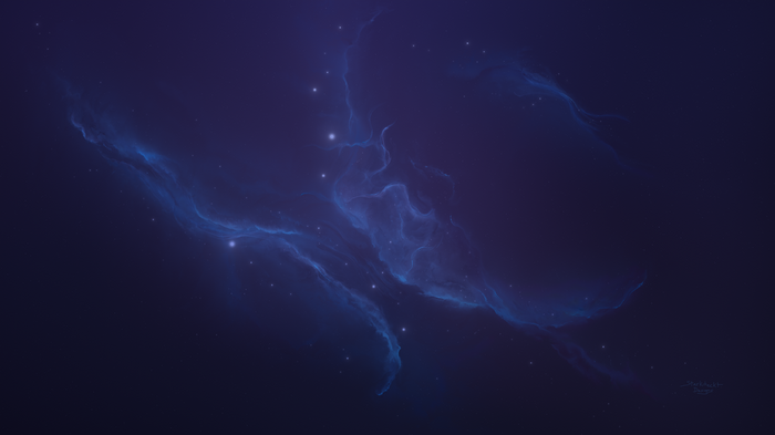 4K Nebula and Stars by Starkiteckt