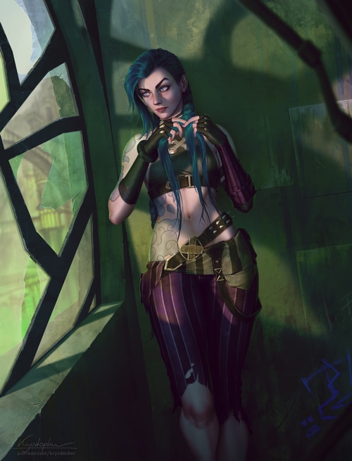 Jinx from Arcane by Krys Decker