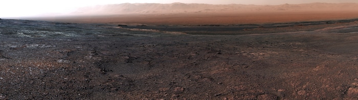 4K Ultrawide Panorama of Mars Landscape