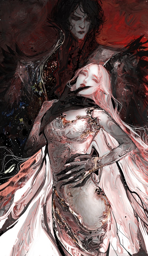 Hades and Persephone fantasy art