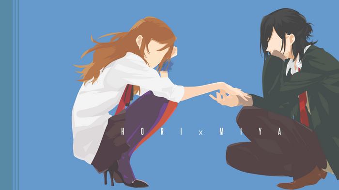 Kyouko Hori and Miyamura Izumi from Horimiya