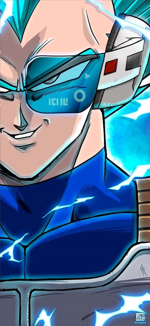 Dragon Ball Heroes Vegeta with Scouter