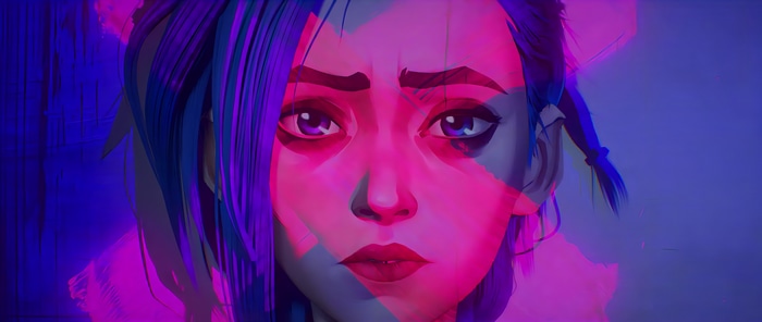 4K Arcane Jinx Portrait