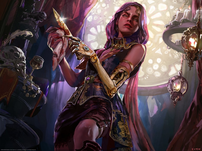 Magic: The Gathering Woman with Mechanical Arm