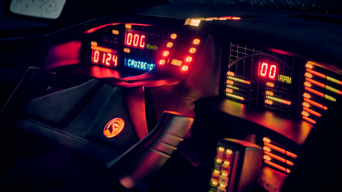 4K Knight Rider K.I.T.T. Car Dashboard