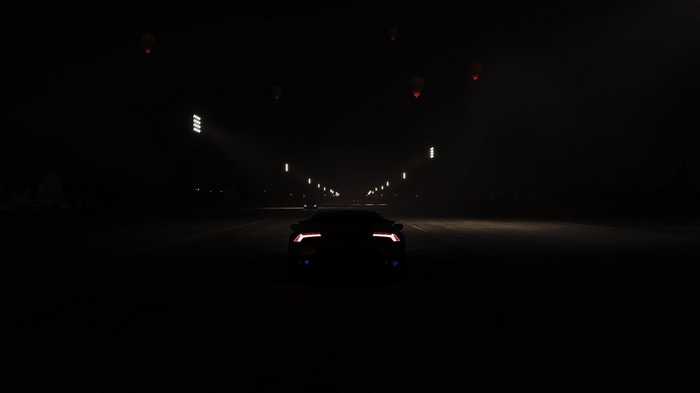 4K Lamborghini Huracan at night