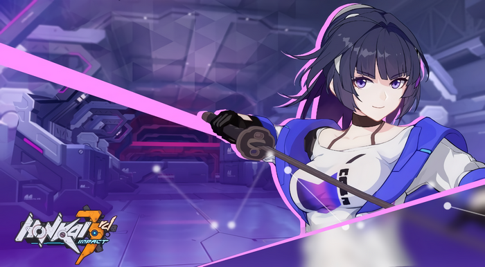 Raiden Mei from Honkai Impact 3rd with a sword
