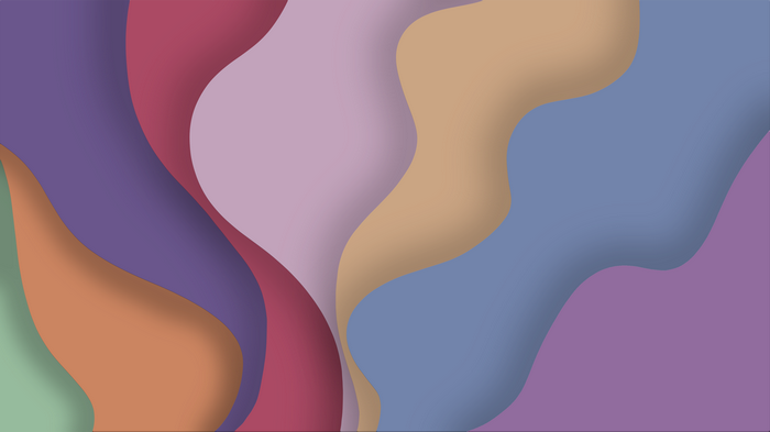 Colorful abstract waves
