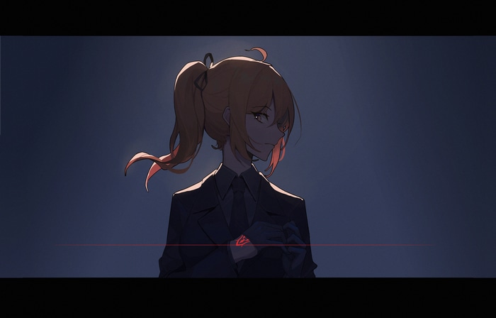 Fujimaru Ritsuka in a suit from Fate/Grand Order