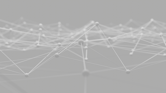 Monochrome 3D Abstract Plexus Network