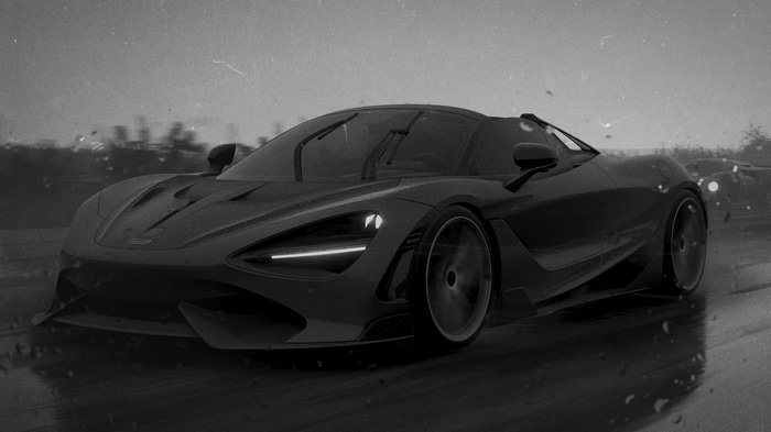 4K Forza Horizon 5 McLaren on a Rainy Road