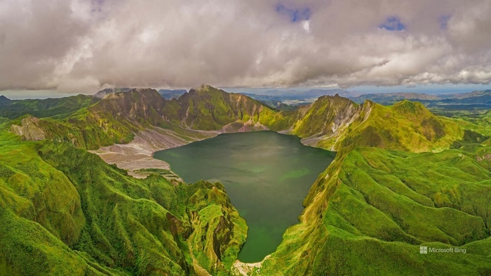 Mount Pinatubo crater lake, Philippines